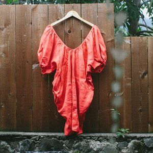 100% Linen Dress, by Hawaiian Designer GILLA